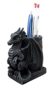Dragon-Themed Gifts - Dragon Figurine Desktop Utility Holder
