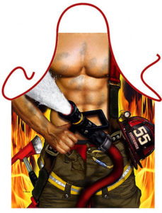 Firefighter Gifts - Sexy Firefighter Cooking Apron