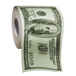 Gag Gifts - Funny Money Toilet Paper