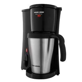 Gifts for Coffee Lovers - Brew N' Go Personal Coffeemaker with Travel Mug