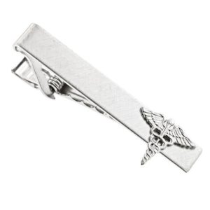 Gifts for Doctors - Gold-Plated Caduceus Tie Clip