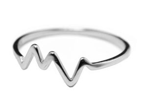Gifts for Nurses - Heartbeat Ring