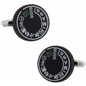 Gifts for Photographers - Camera Dial Cufflinks