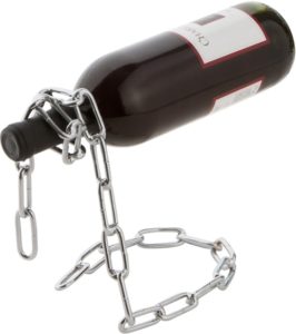 Gifts for Wine Lovers - Magic Chain Wine Bottle Holder