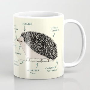 Hedgehog Gifts - “Anatomy of a Hedgehog” Mug