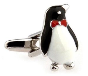 Penguin Gifts for Him - Penguin Cufflinks