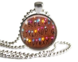 Stranger Things Gifts - Stranger Things Alphabet Lights Pendant Necklace