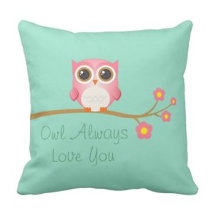 Owl Presents - "Owl Always Love You" Throw Pillow