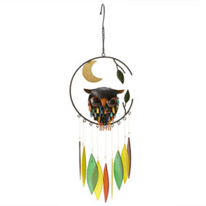 Owl gift ideas - spiky owl wind chime